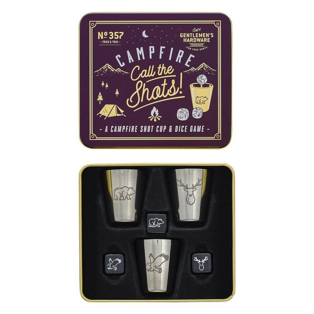 Campfire Call the Shots! Shot Cup and Dice Game