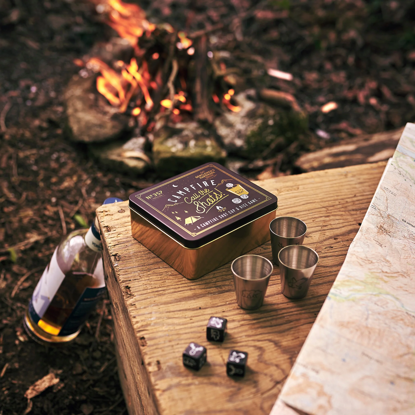 Campfire Call the Shots! Shot Cup and Dice Game