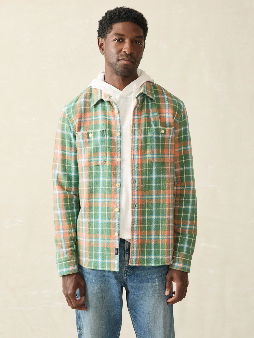 Faherty Surf Flannel - Forest Hollow Plaid