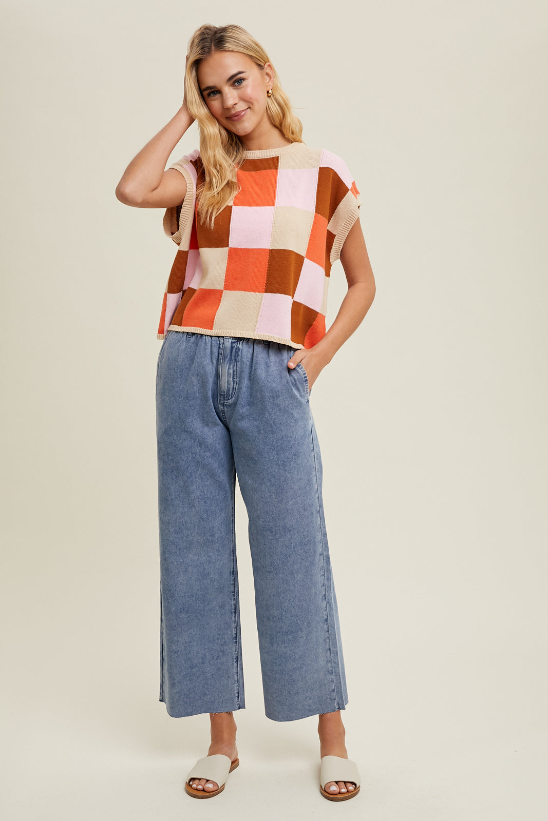 Relaxed Denim Pants