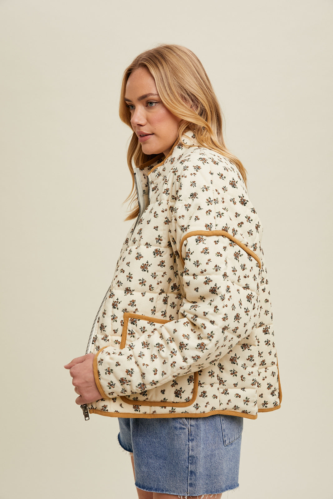 Floral Quilted Jacket