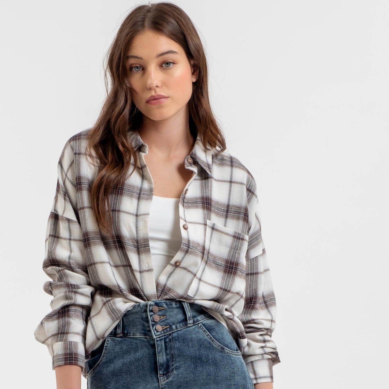 Payton Plaid Shirt - Black Multi