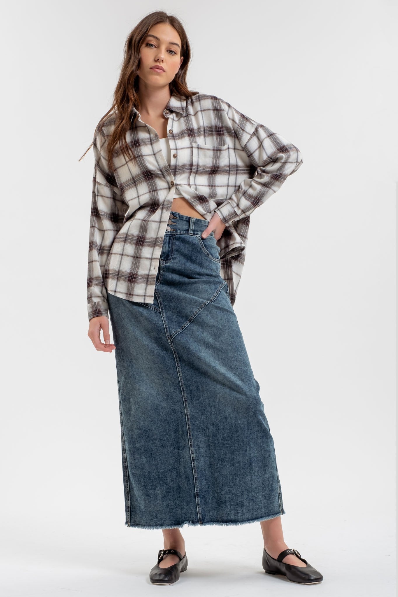 Payton Plaid Shirt - Black Multi