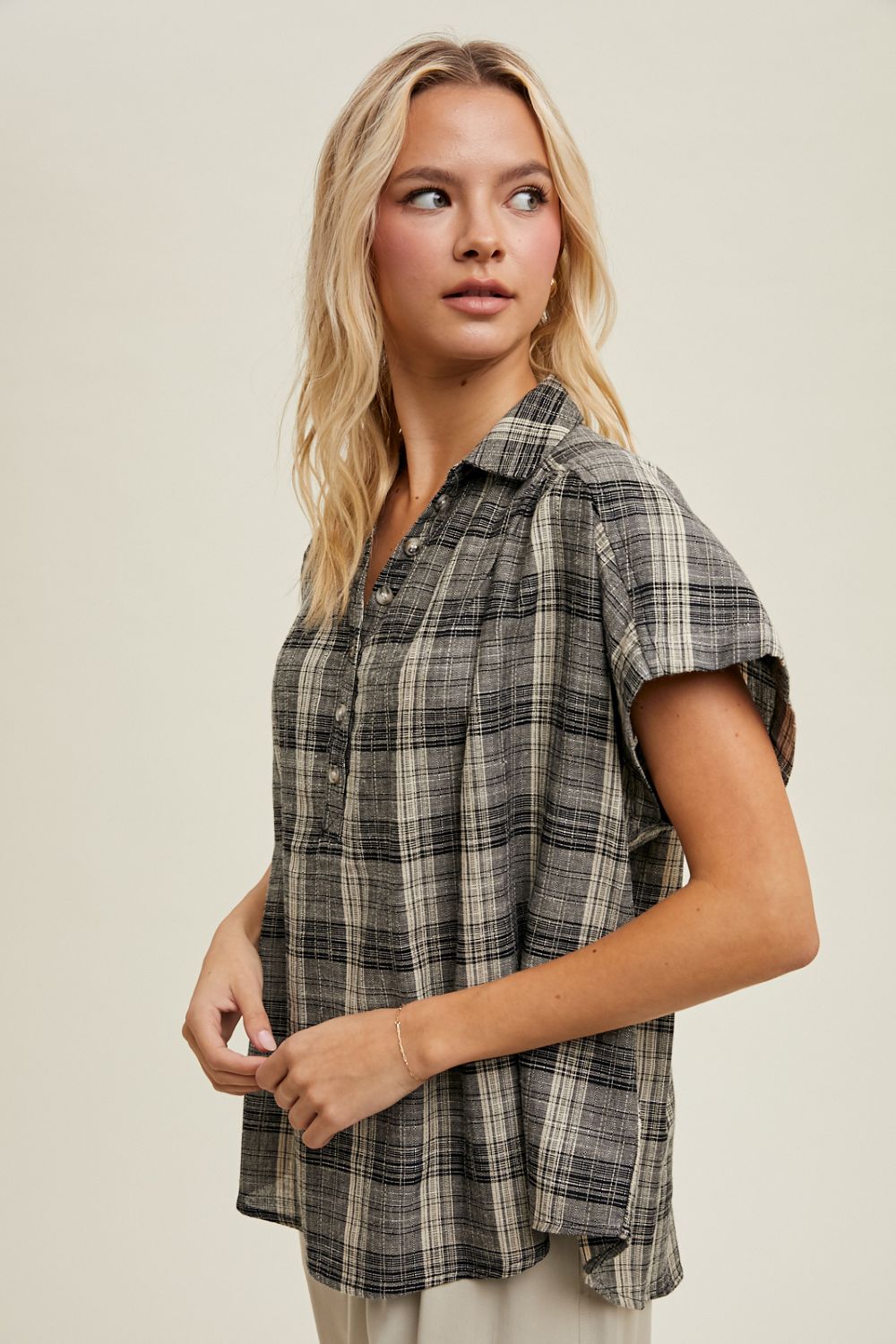 Vagabond Plaid Button Up