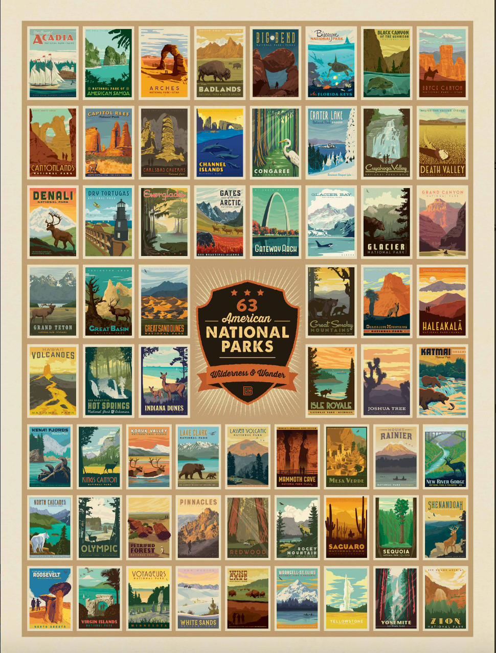 Puzzle - National Parks Wonder