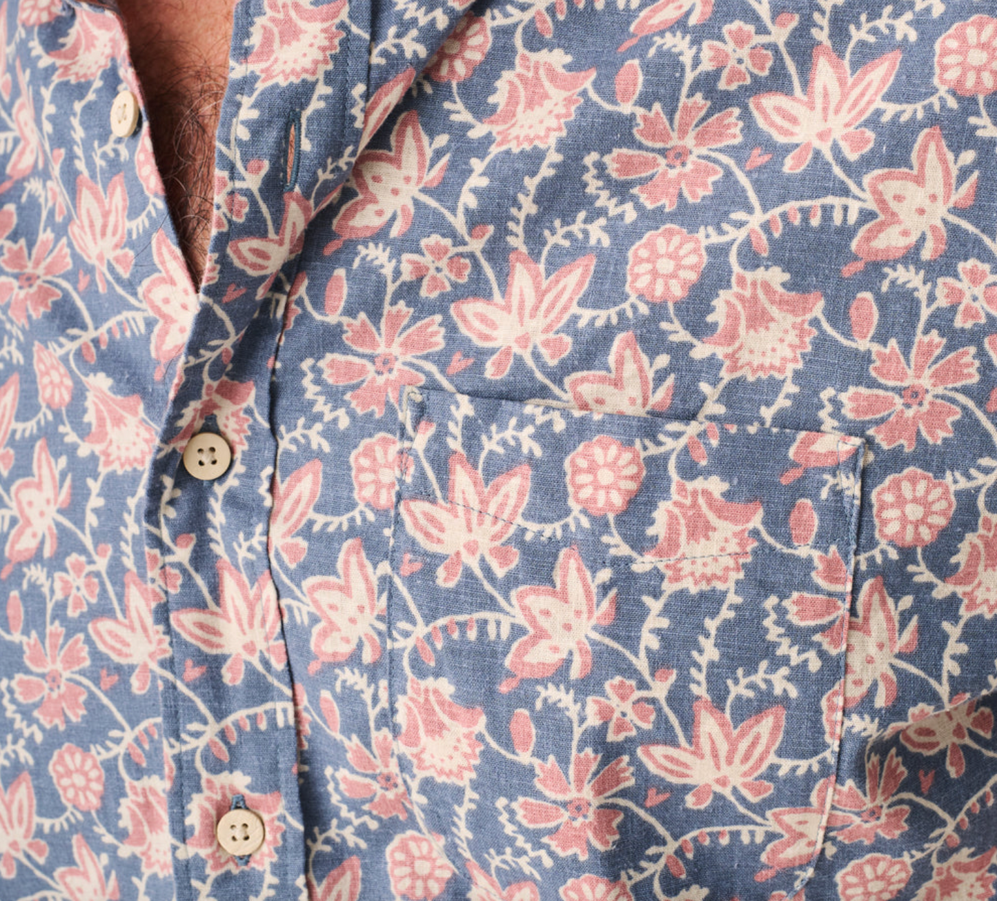 Faherty Breeze Shirt - Floral Batik