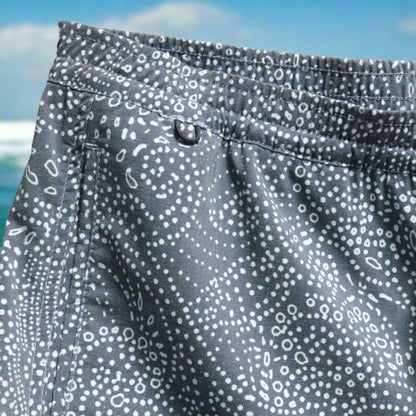 Roark Electric Boardshort - Batik Swirl Navy Blue