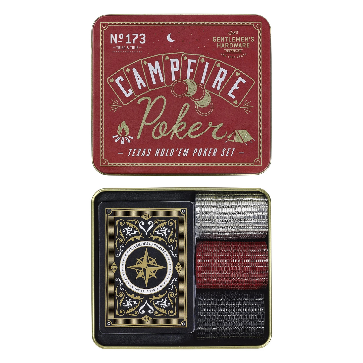 Campfire Poker - Texas Hold 'Em Poker Set