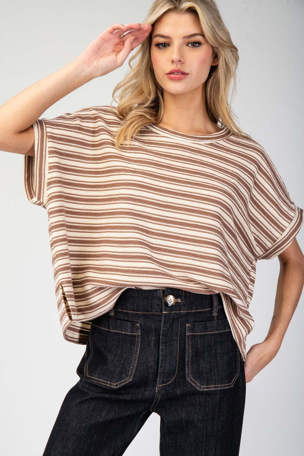 Elevation Round Neck Top