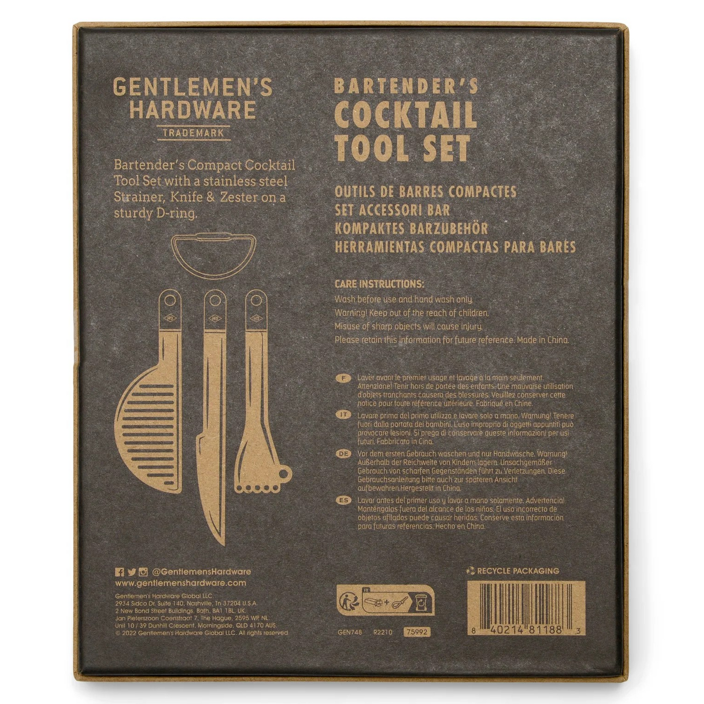 Cocktail Tool Set