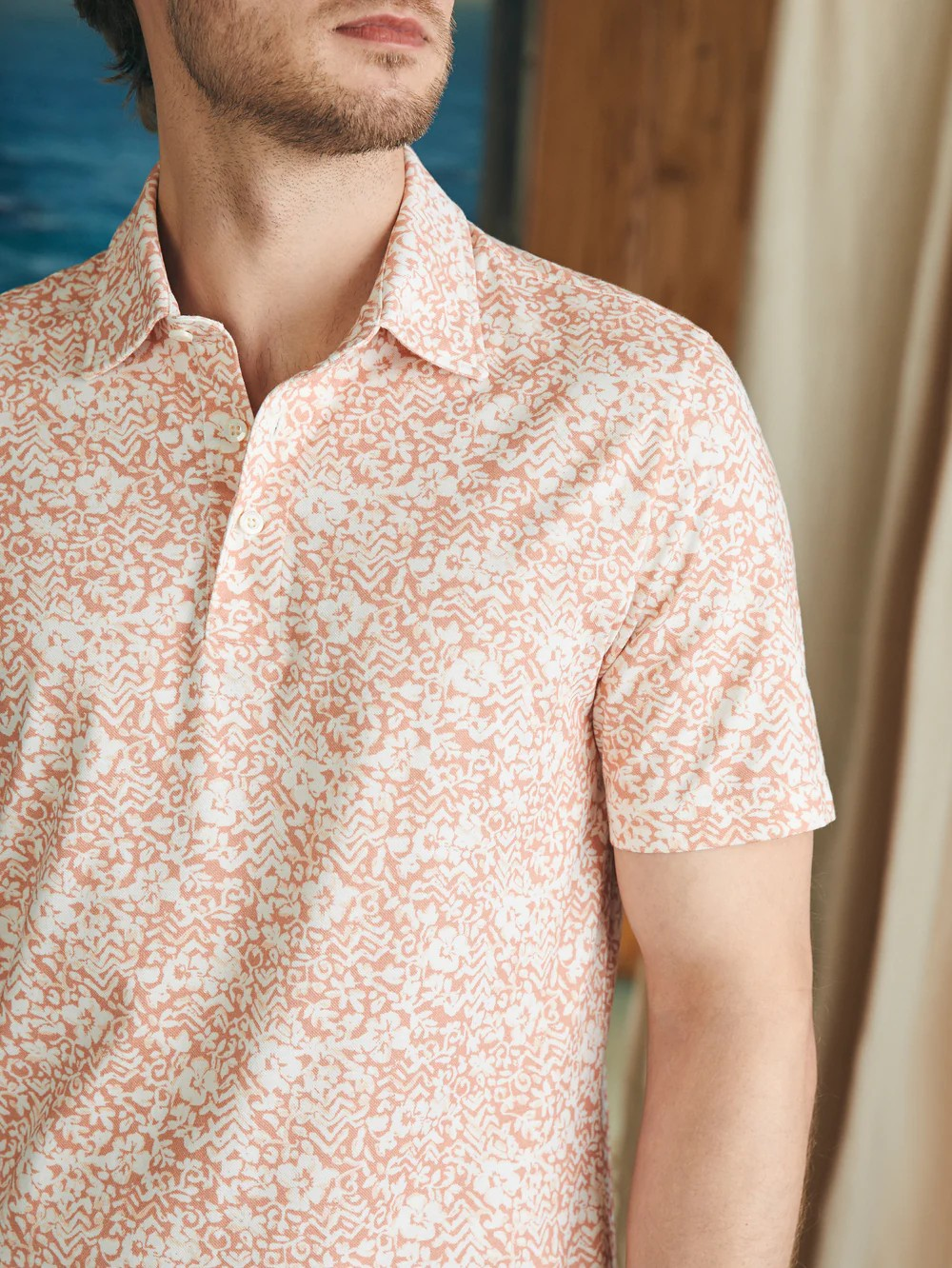 Faherty SS Stretch Playa Shirt - Hilo Floral