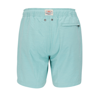 Faherty Beacon Trunk - Hull Teal Stripe