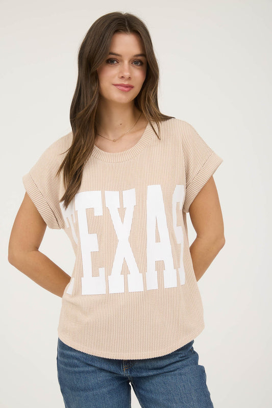 Texas SS Sweater Knit Shirt
