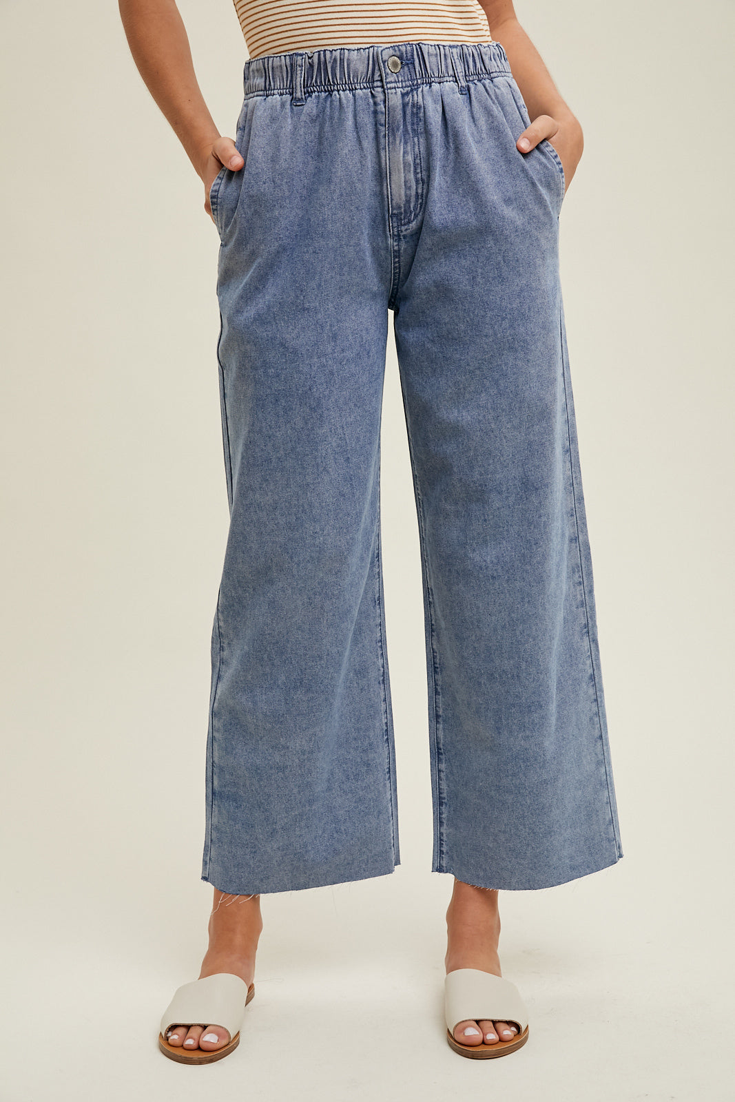 Relaxed Denim Pants
